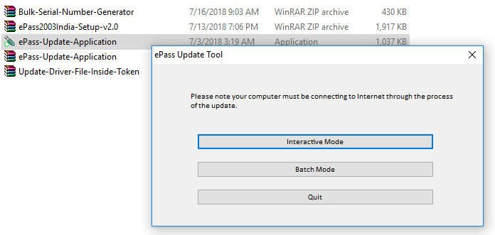 Epass 2003 token driver windows 10