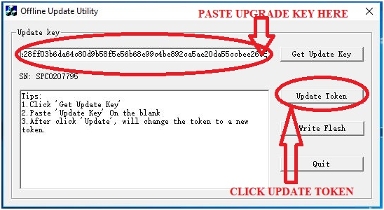 Proxkey CSP upgrade key submission